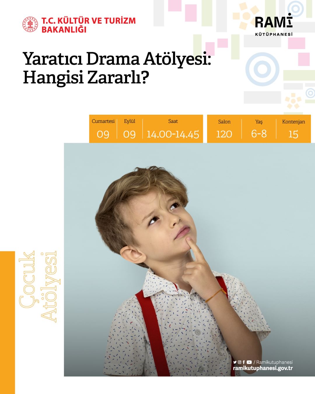  Rami Kütüphanesi - Yaratıcı Drama Atölyesi: Hangisi Zararlı?